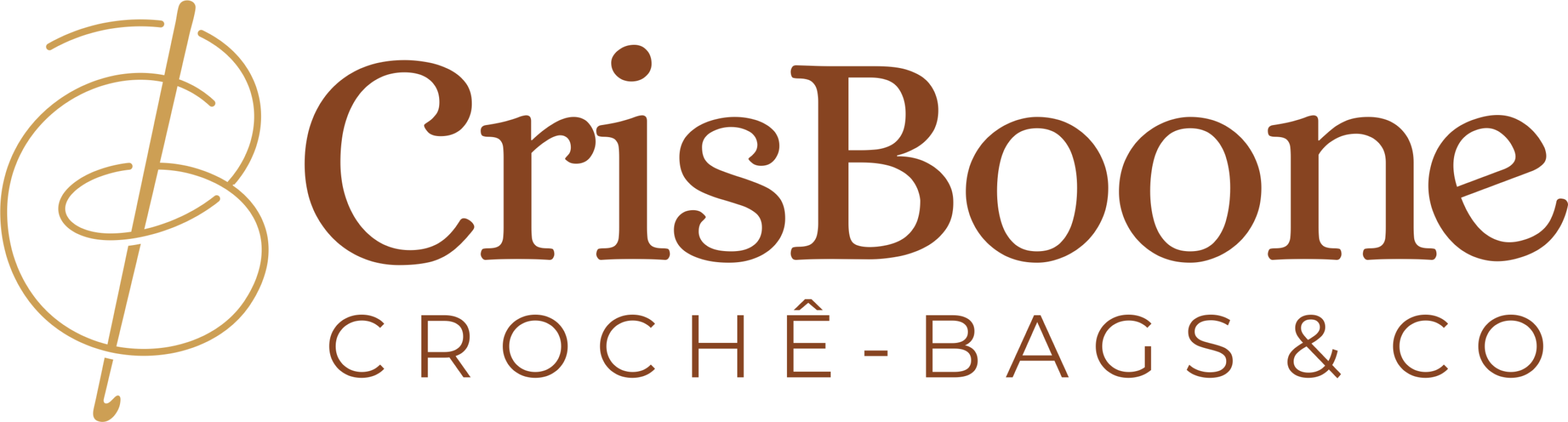 logo crisboone croche bags & co horizontal